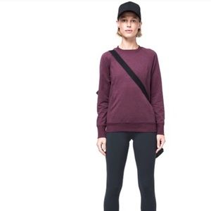 Lululemon Scuba Crew in Heathered Marvel